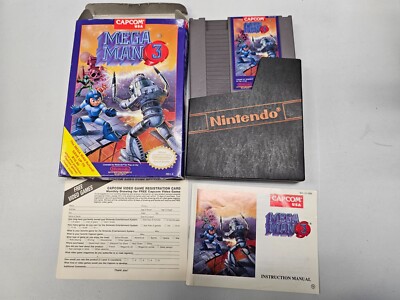 Mega Man 3 Nintendo NES System Complete (CIB)