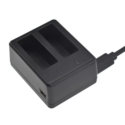 Dual Battery Charger for SJCAM GeekPro ABLEGRID Waterproof SportHD Action Camera - Picture 2 of 10