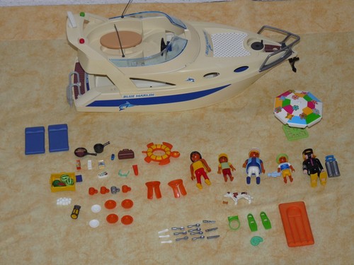 Playmobil Blue Marlin , Motoryacht ,Luxusyacht 3645 mit Aufbauanleitung ohne OVP