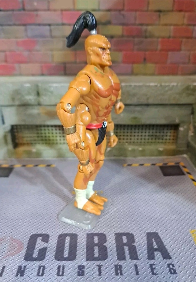 GI JOE ~ 1992 GORO ~ MORTAL KOMBAT ~ DARK SKIN VERSION ~ PONYTAIL