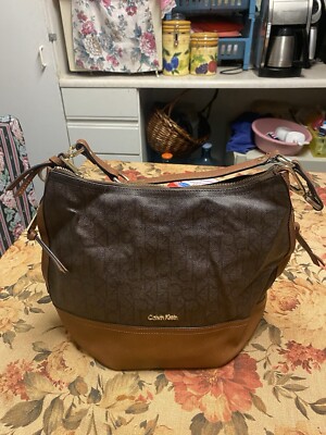 calvin klein mercy leather backpack Signature sized bag Satchel Bag Calvin Klein Mercy