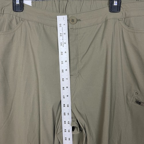 Eddie Bauer Pants Women's Size XL Micro Fleece Lined Zip Pocket Hiking Winter - Picture 6 of 19