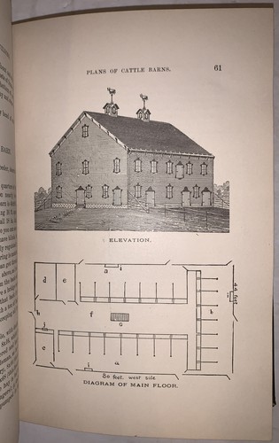 1892, 1st Ed, PRACTICAL HINTS ABOUT BARN BUILDING, SANDERS, FARMING, ILLUSTRATED - Picture 8 of 12