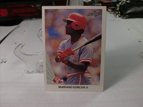 1990 Leaf Baseball #202 - Mariano Duncan - Cincinnati Reds (3193)
