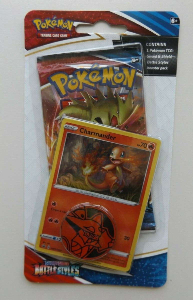 Pokemon Trading Card Game TCG Sword & Shield - Charmander - Booster Pack -  NEW