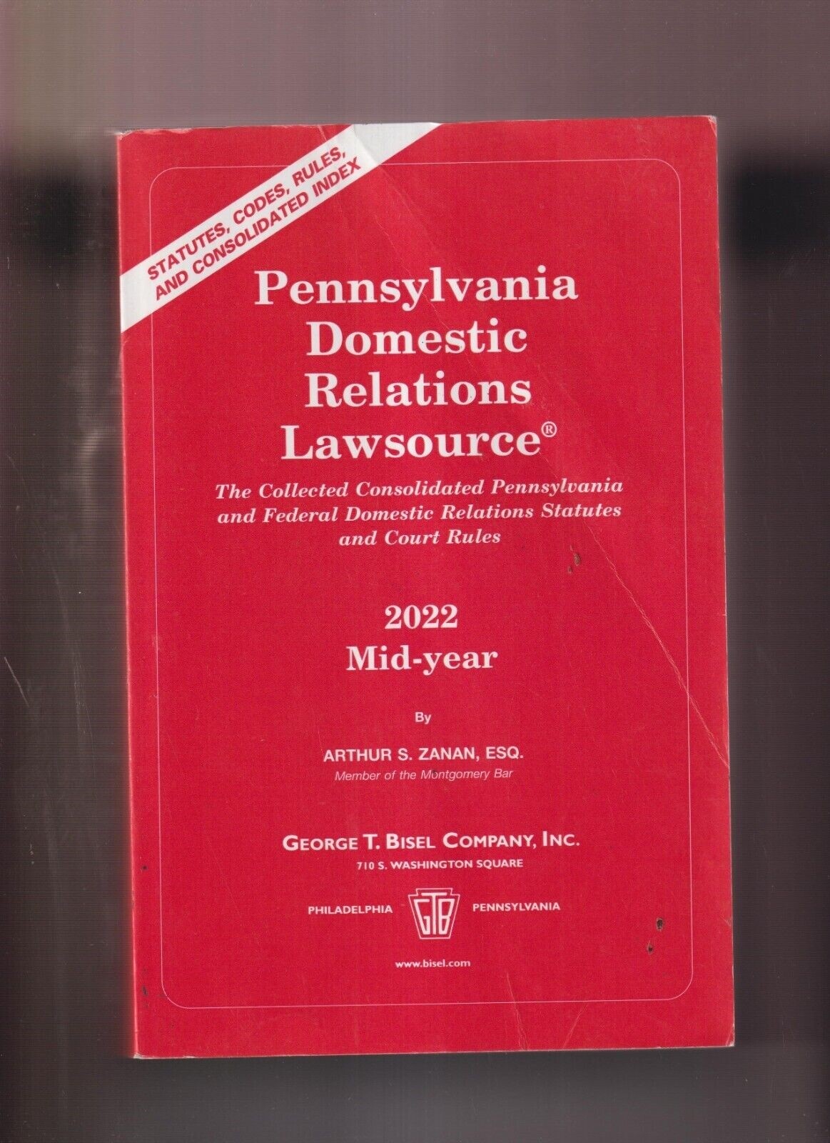 Pennsylvania Domestic Relations Lawsource Statutes,Rules,Index NO