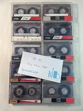 Lot 10 cassettes Tdk D46 Min Vierges