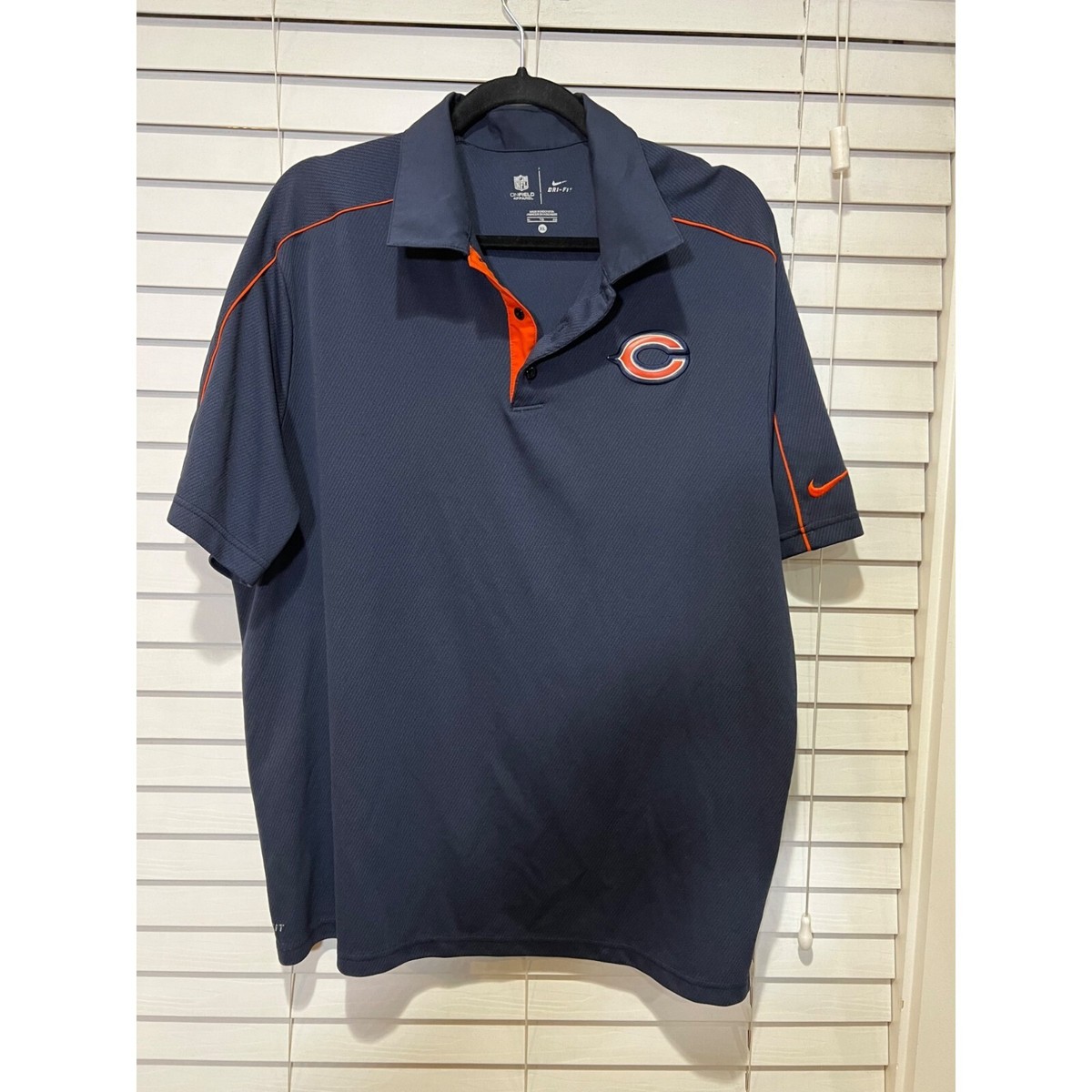 Nike Chicago Bears Polo Shirt Size XL