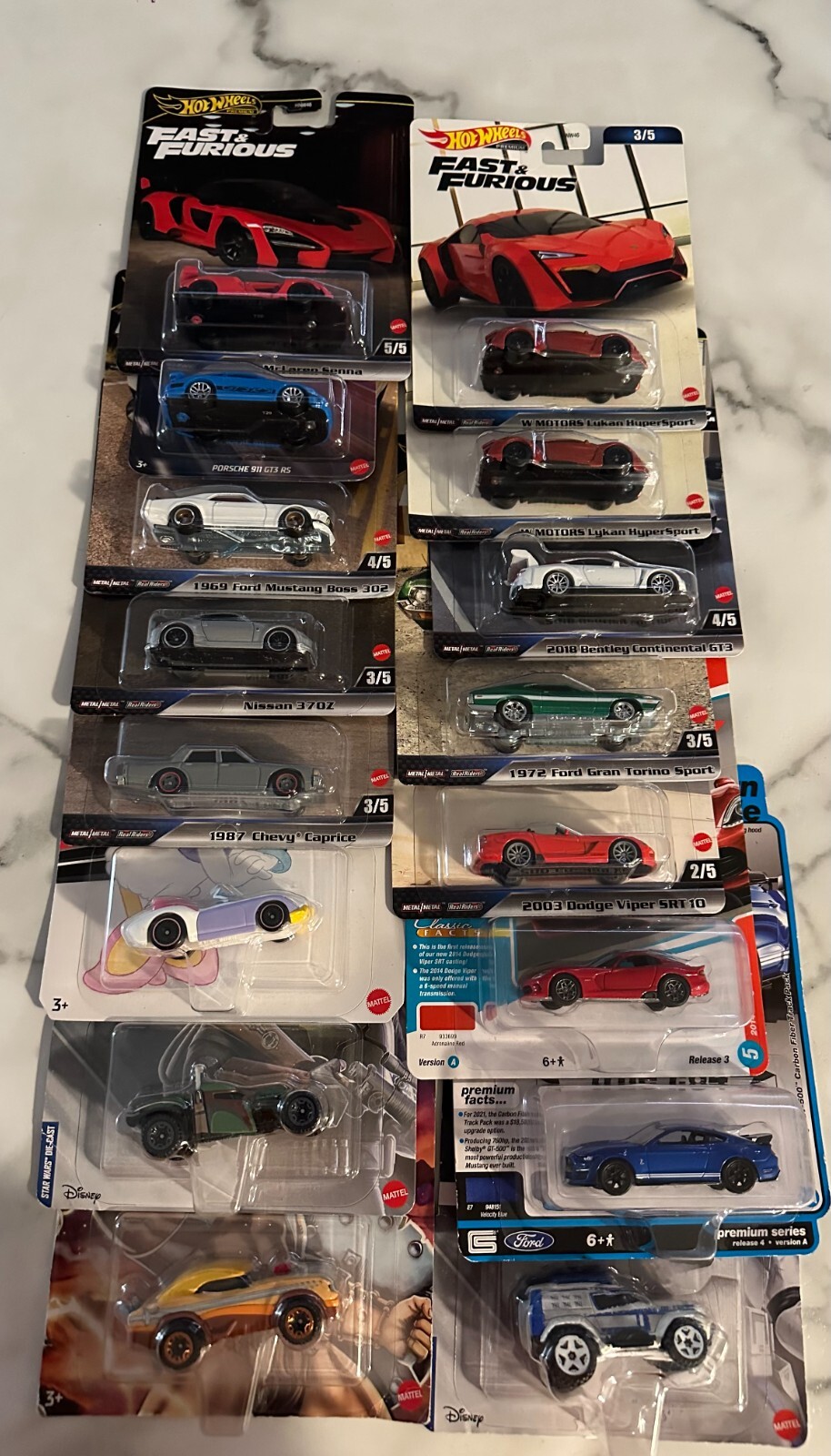 #HOT WHEELS# FAST AND FURIOUS PREMIUM## HOT WHEELS# CHARACTER CARS## NEW !!