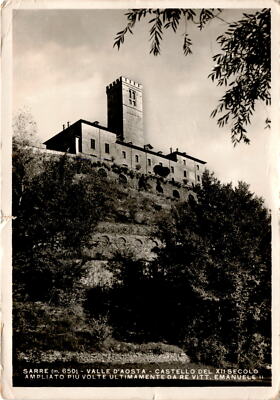 SARRE, VALLE D'AOSTA, CASTELLO DEL XII SECOLO, Postcard