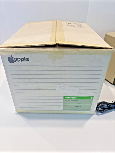 Vintage Apple A3M0039 Monitor III Computer Monitor Tested Working w/ Apple Box - Picture 14 of 15