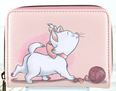 Loungefly Disney The Aristocats Marie Bows Mini Zipper Wallet Faux Leather New