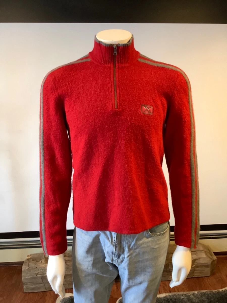 Armani exchange red sweater deals