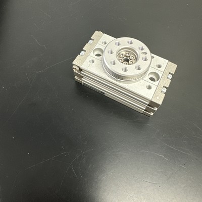 Untested SMC MSQB10R Pneumatic Compact Rotary Table Untested. Probably Works