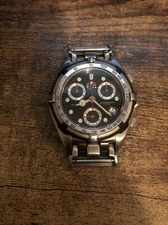 RARE ESQ Men’s Swiss Chronograph Watch Quartz Needs Battery & Crown