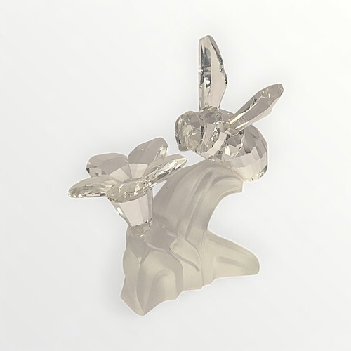 Swarovski Kristall "Honigbiene und Blume"