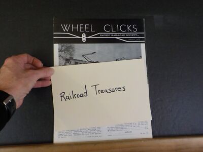 Wheel Clicks 1976 Januar Pacific Railroad Society Amtrak Electric on Line
