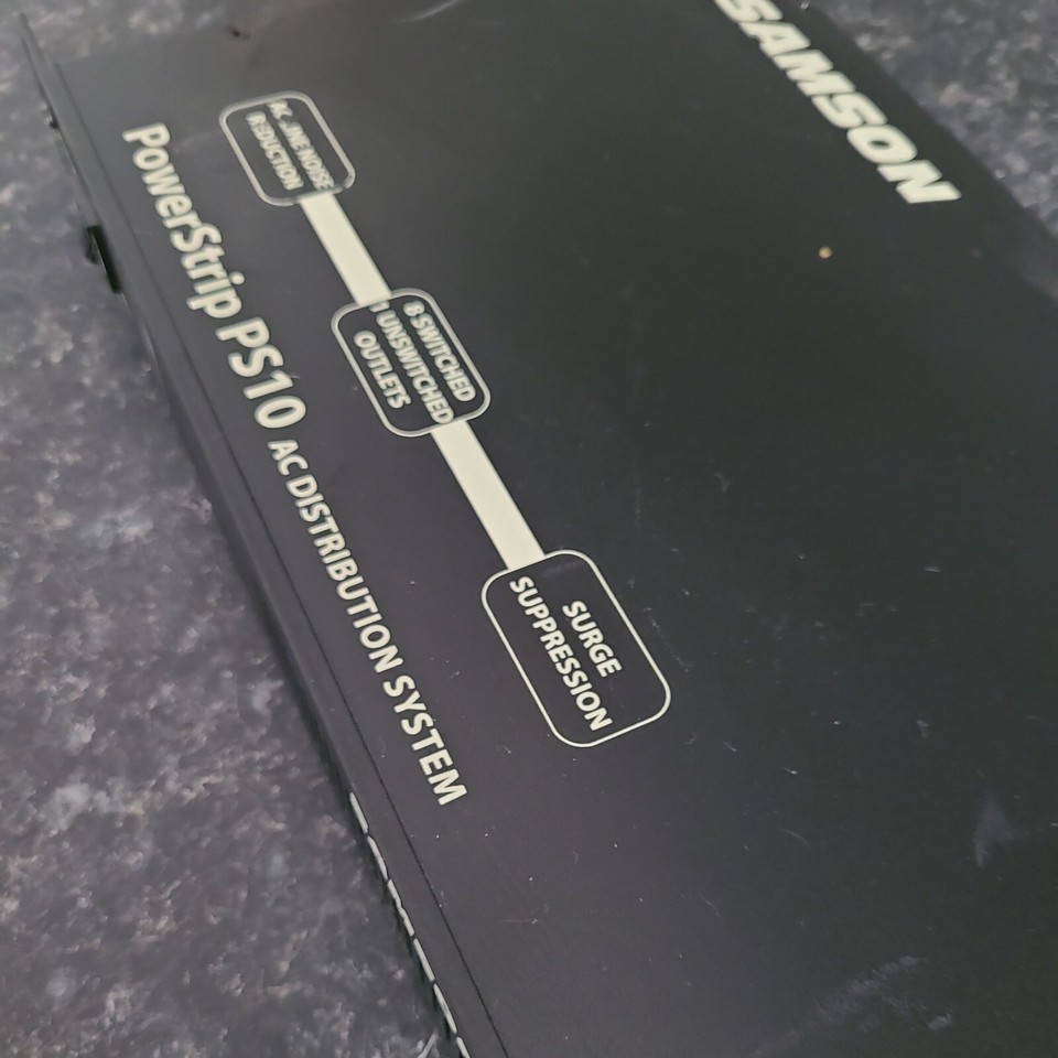 Samson Power Strip PS10 AC Distribution eBay