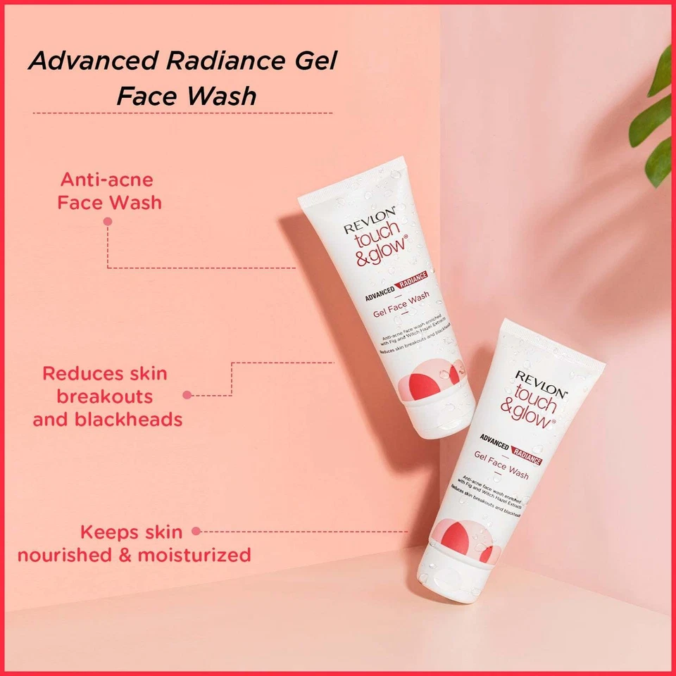 Revlon Touch & Glow Advanced Radiance Gel Face Wash 100 ml - Image 3 of 4