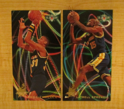 1994-95 Fleer NBA Jam Session Basketball Flashing Star Starter Set 2 of 8
