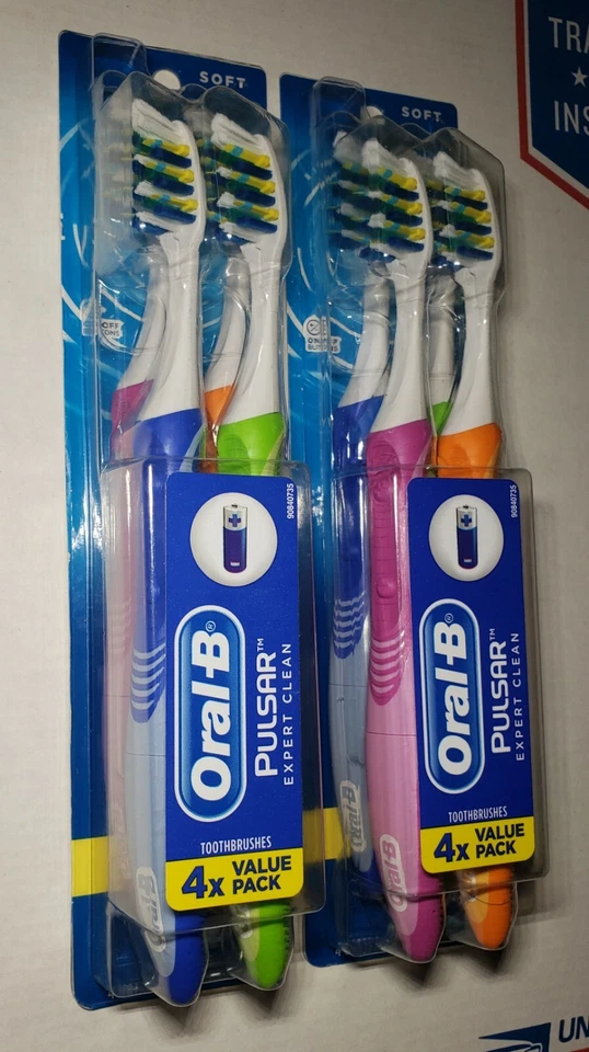 ¡Pack de 8! Oral-B Pulsar Expert Clean Soft Value Pack. 8 cepillos suaves. Foto 3 de 4