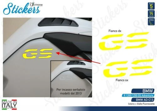 Vinile adesivo gialli per auto tuning ed elaborate