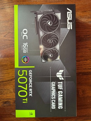ASUS Nvidia Geforce RTX 5070 Ti TUF Gaming Overclocked Triple Fan (SHIPS NOW)