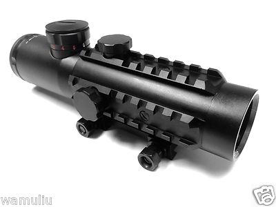 Ade Advanced Optics 4x 30 Premium Infrared Red Cross Electro Sight Riflescope