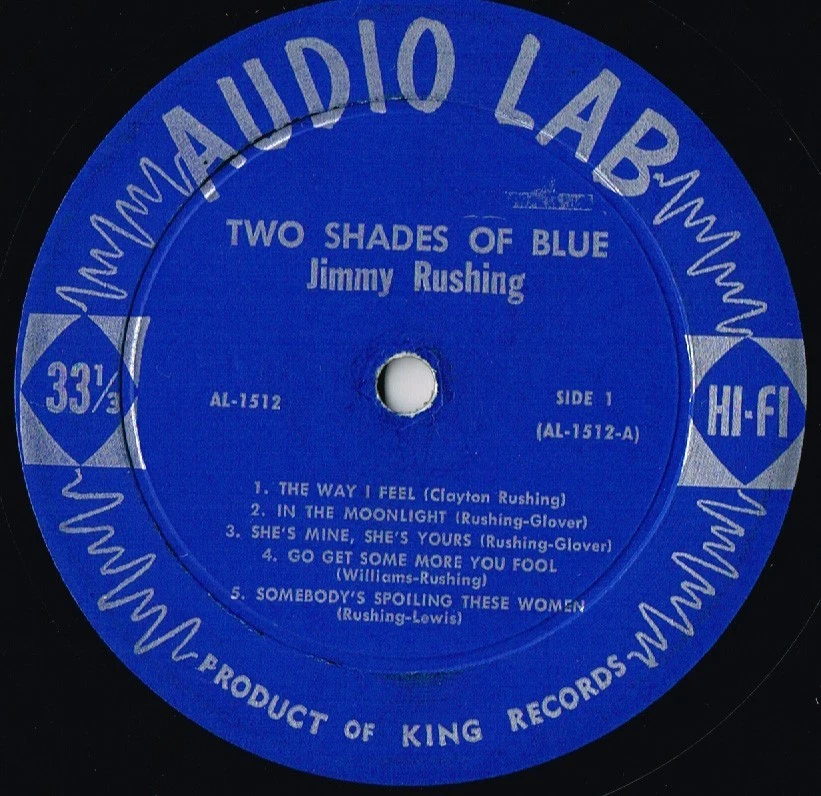 JACK DUPREE & JIMMY RUSHING two shades of blue U.S. AUDIO LAB LP_rare blues - Image 2 of 4