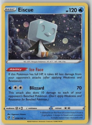 Eiscue (054/192) [Holo Rare,Cosmo] Pokemon Rebel Clash [ENG]