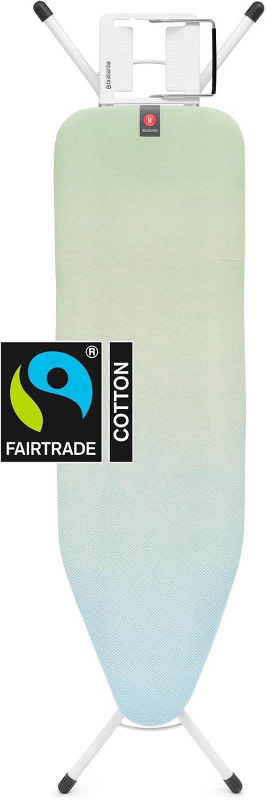 Ing Board With Steam Iron Rest & Fairtrade Cover