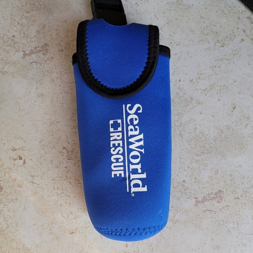 Sea World Rescue Trinkflasche Isolierhalter Koozie Kühlbox Neopren blauer Riemen - Bild 2 von 5