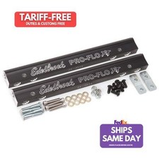 Edelbrock 3644 Kit Black Aluminum Efi Fuel Rail Kit Bbm Pro Flo Xt Performance