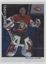 2002-03 ITG Be A Player Between the Pipes Patrick Lalime #7 1i3m