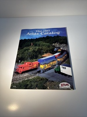 Vintage Atlas Catalog 1997 Model Railroad Layout Planning Prices Train Details