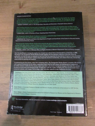 Transgender Studies Reader 2 by Aren Aizura (2013, Trade Paperback) - Foto 2 di 5