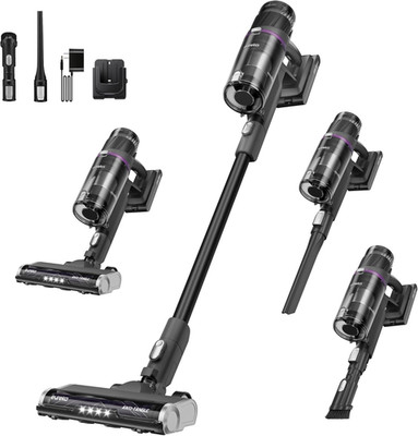 Eureka Cordless Stick Vacuum Cleaner Reactisense 440, 60-Min Runtime, Anti-Tangl
