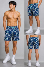 Tommy Bahama Relax Blue Floral Swim Trunks Mens XL Beach Surf Aloha