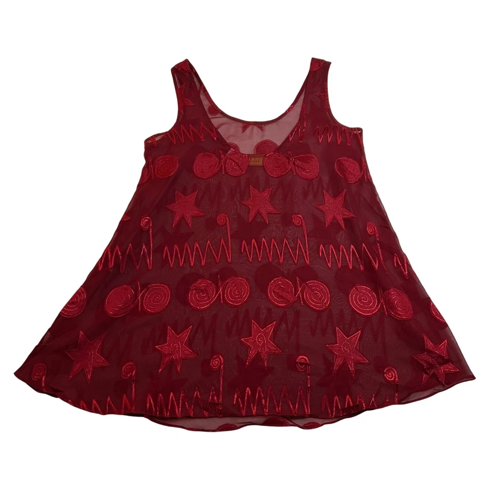 VTG Victoria's Secret Gold Label Sheer Pajamas Size Small Lounge Set Geometric - Image 3 of 4