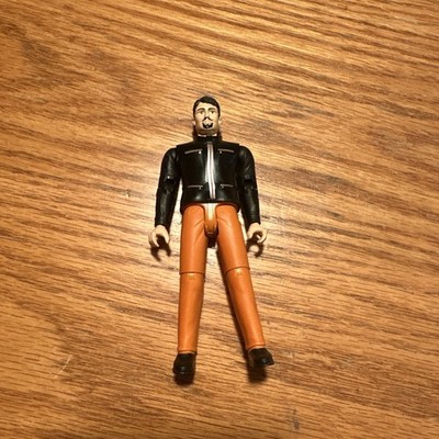 Bruder Snowmobile Driver Figure Black Orange Outfit Man Doll 4 1/4  Germany