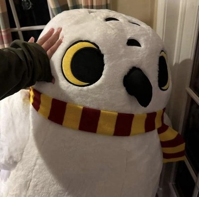 RARE Store Display 31 inch MINISO Harry Potter Hedwig plush. Great condition!