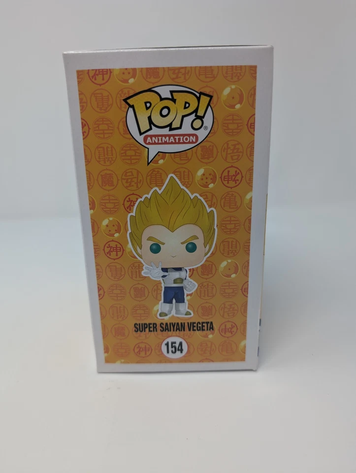 Figura exclusiva Funko Pop Dragon Ball Z Super Saiyan Vegeta 154 rojo cromado Foto 4 de 4