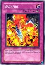 Backfire - DR2-EN158 - Common - Unlimited Edition - Heavily Played