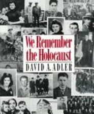 We Remember the Holocaust Hardcover David A. Adler