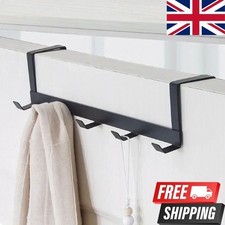 Over The Door 5-Hooks Bathroom Organizer Rack Clothes Coat Hat Towel Hanger