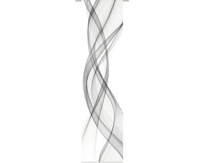 Schiebegardine Digitaldruck Ferrol grau 60x245 cm