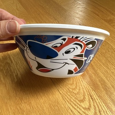KELLOGG'S Tony the Tiger Frosted Flakes 2015 Cereal Bowl Glow in the Dark!