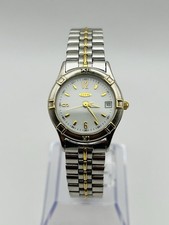 Vintage Guess Ladies 26mm 2 Tone Date Quartz Wristwatch