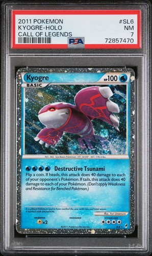 Kyogre graded PSA 7 for sale on eBay