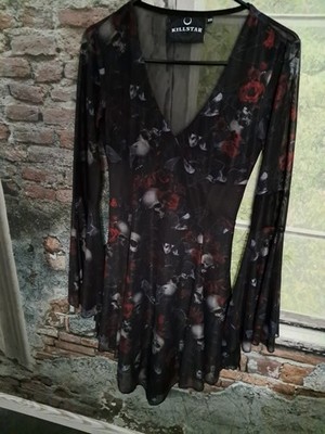 Killstar Mesh Kleid Damen Größe XS Gothic